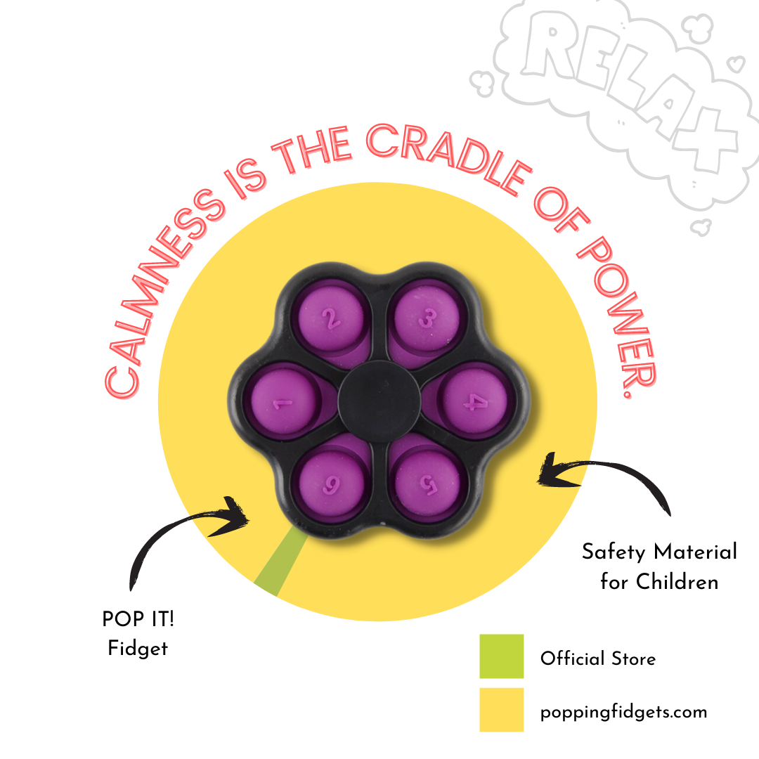 Spinner Fidget Toy Pad Antistress– Pop Its Toys