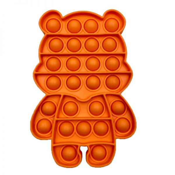 Cute Bear Shape Push Bubble Sensory Squishy Fidget For Autism Special Needs Antistress Game Adult Children 5 - Popping Fidgets