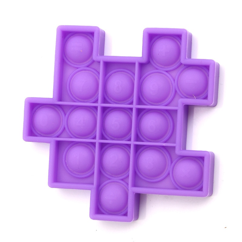 Fidget Relieve Stress Toys Pops it Cube Model Bubble Antistress Toy Adult Children Sensory Silicone Puzzle 5 - Popping Fidgets