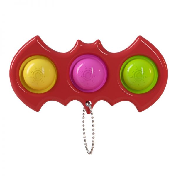 Figet Simple Dimple Autism Simpel Dimpel Educational Fitget Toy Kids Mini Pop It Keychain Controller Fidgets 4 - Popping Fidgets