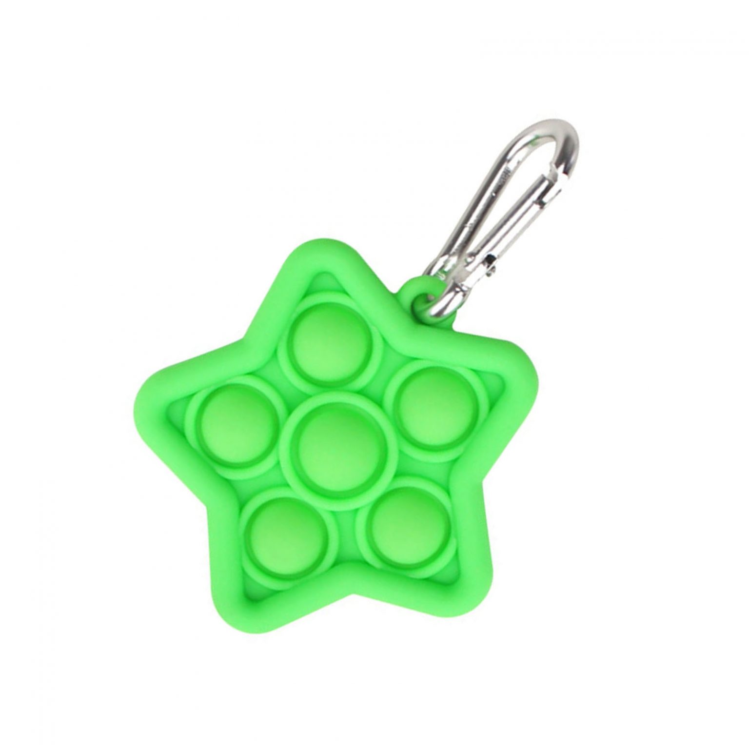 Star Keychain Pop It Fidget Anti Stress Toys | Popping Fidgets