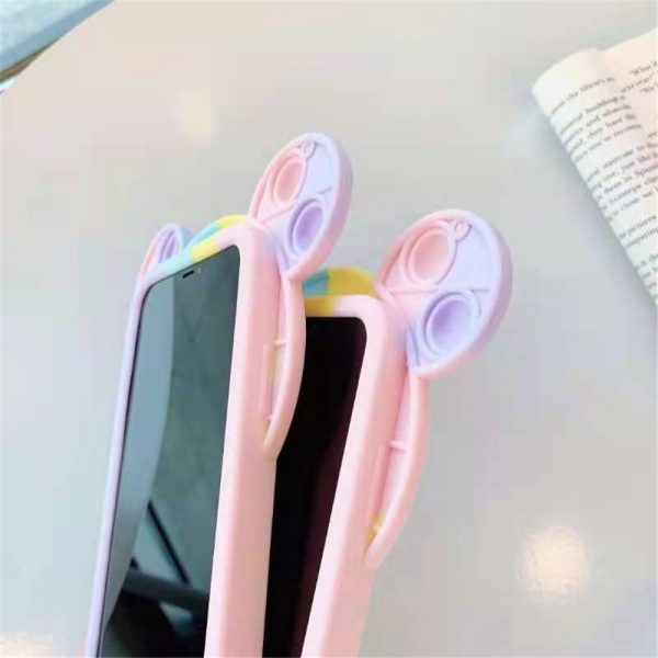 Rainbow Bubble phone case for iphone6 7 8 xs xr 11 12pro se mini Reliver Stress 4 - Popping Fidgets