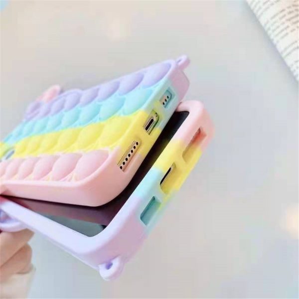 Rainbow Bubble phone case for iphone6 7 8 xs xr 11 12pro se mini Reliver Stress 5 - Popping Fidgets