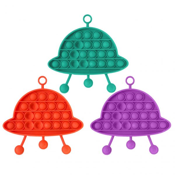 UFO Fidget Toys Toy Cognitive Card Pop it Funny Other Professions Antistress Hand Small Pack Cheap 1 - Popping Fidgets