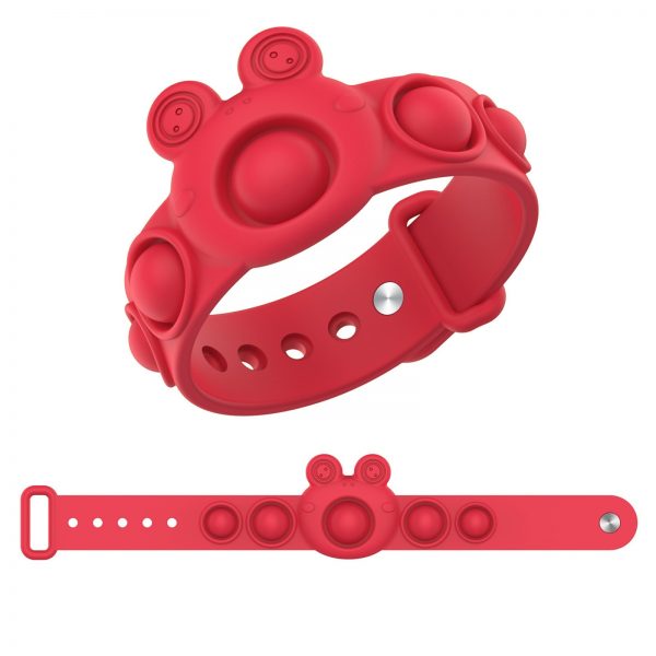 Simple Dimple Push pop Bracelet Bubble Fidget Toy Reliver Stress Sensory Toys Anxiety Bracelet Push it 4 - Popping Fidgets