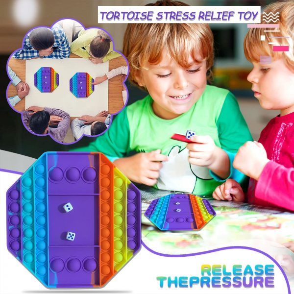 Colorful Push Pops Fidget Bubble Sensory Squishy Stress Reliever Autism Needs Anti stress Pop It Rainbow 1 - Popping Fidgets