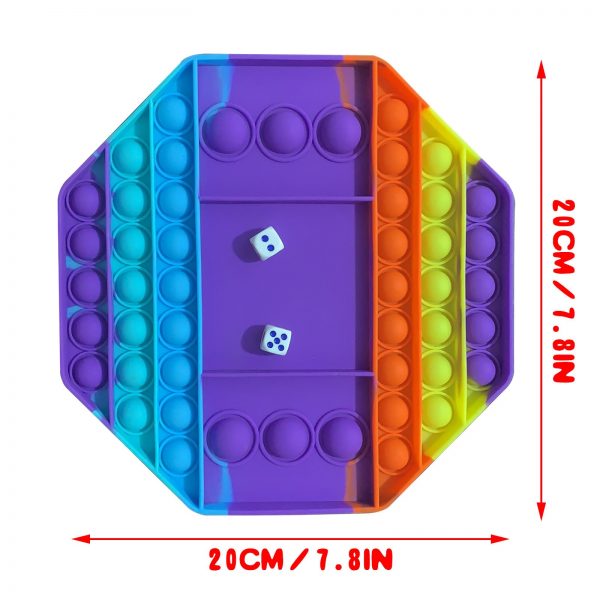 Colorful Push Pops Fidget Bubble Sensory Squishy Stress Reliever Autism Needs Anti stress Pop It Rainbow 3 - Popping Fidgets
