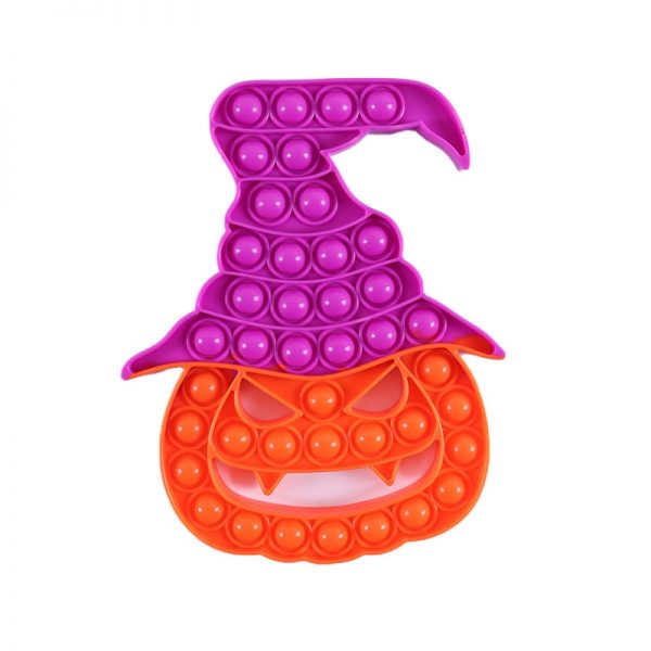 Fidget Toys Halloween Series Squeeze Toys Pumpkin Ghost Witch Scarecrow Adult Children Stress Relief Toy Halloween 1 - Popping Fidgets