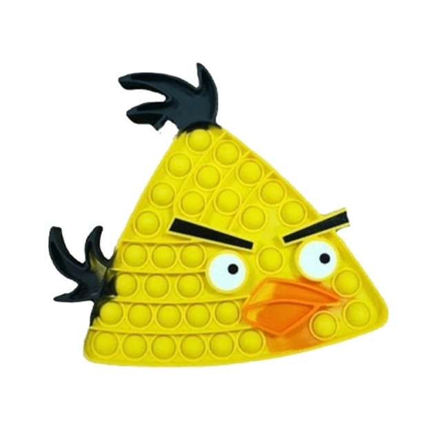 angry bird chuck pop it fidget toy