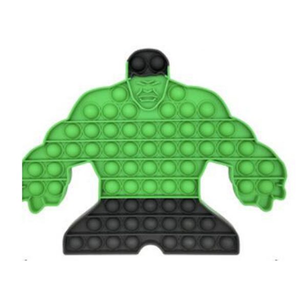 Hulk Simple Dimple Pop It Fidget Toy - Popping Fidgets