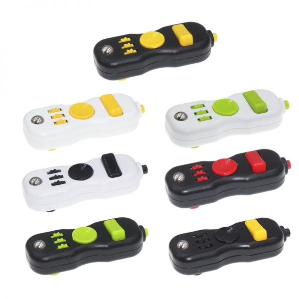 Adults Kids Antistress Toy Keyring Hand Controller Fidget Relieve Pad Cube Game Portable Focus Toys Children 1 - Popping Fidgets