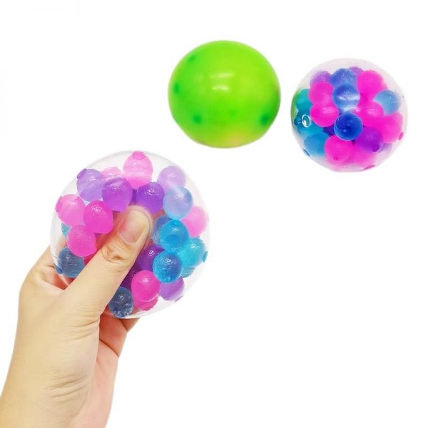 Anti Stress Face Reliever Colorful Ball Autism Mood Squeeze Relief Healthy Toy Funny Gadget Vent Toy 3 - Popping Fidgets