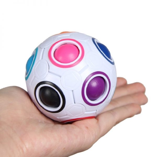 Antistress Cube Magic Fidget Toys Puzzle Rainbow Balls Children Educational Toy Adult Kid Reliever Stress Anxiety 4 - Popping Fidgets