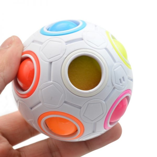 Antistress Cube Magic Fidget Toys Puzzle Rainbow Balls Children Educational Toy Adult Kid Reliever Stress Anxiety 5 - Popping Fidgets