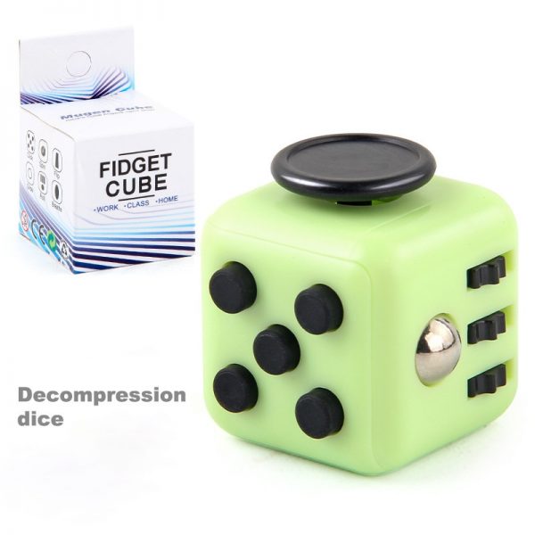 Fidget Toy Push Anti Stress Cubes Hand Game Adult Autism Relief Sensory Decompression Dice Toys for 2 - Popping Fidgets