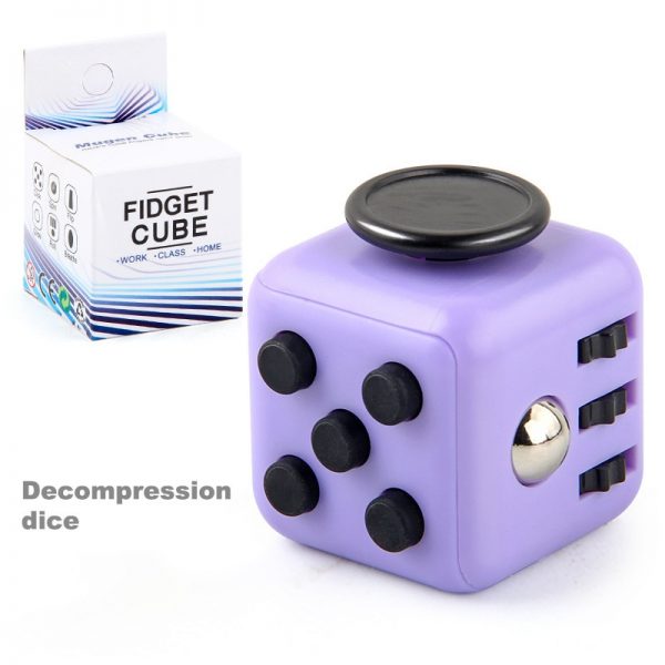 Fidget Toy Push Anti Stress Cubes Hand Game Adult Autism Relief Sensory Decompression Dice Toys for 3 - Popping Fidgets