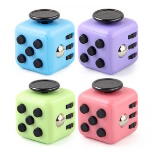 Fidget Toy Push Anti Stress Cubes Hand Game Adult Autism Relief Sensory Decompression Dice Toys for - Popping Fidgets