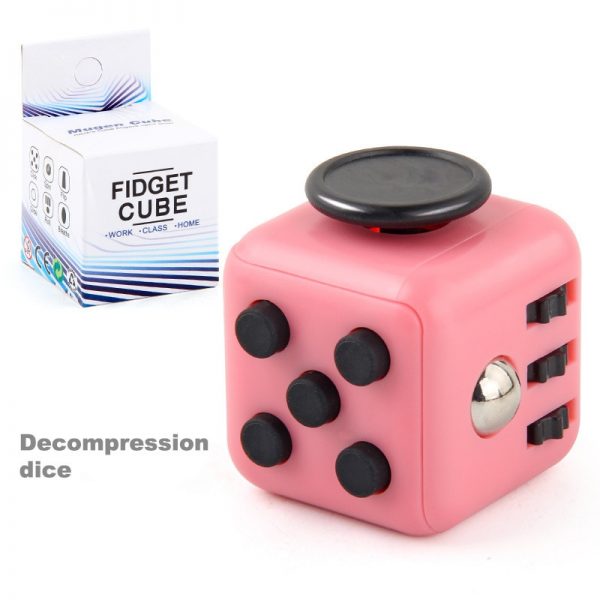 Fidget Toy Push Anti Stress Cubes Hand Game Adult Autism Relief Sensory Decompression Dice Toys for 4 - Popping Fidgets