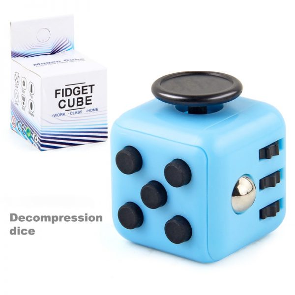Fidget Toy Push Anti Stress Cubes Hand Game Adult Autism Relief Sensory Decompression Dice Toys for 5 - Popping Fidgets