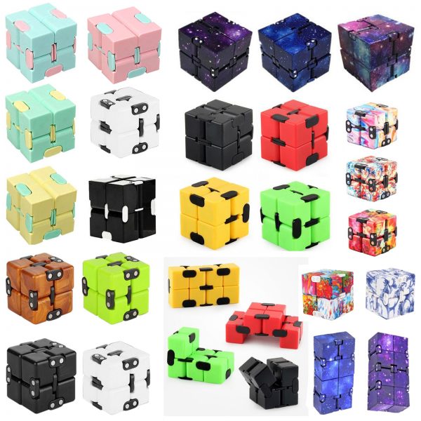 Fidget Toys Infinity Cube Puzzle Sensory Toy Children s Fingertips Decompress Portable Lightweight Magic Square Antistress 1 - Popping Fidgets