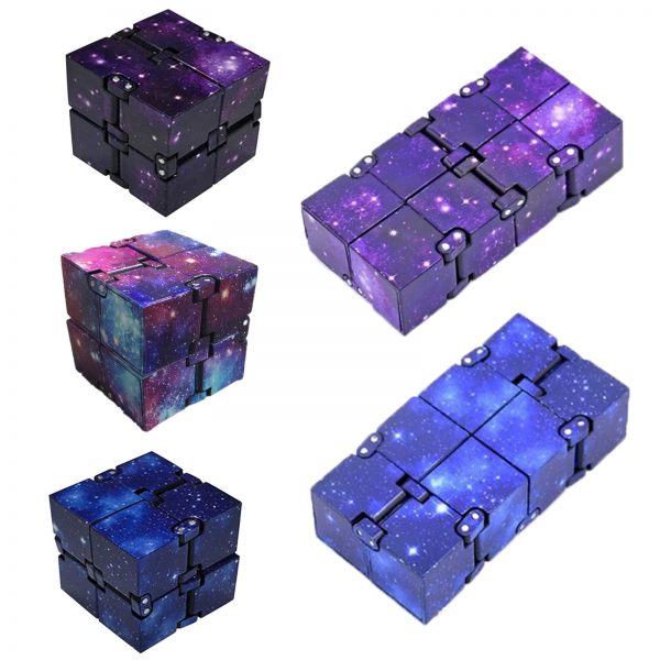 Fidget Toys Infinity Cube Puzzle Sensory Toy Children s Fingertips Decompress Portable Lightweight Magic Square Antistress 4 - Popping Fidgets