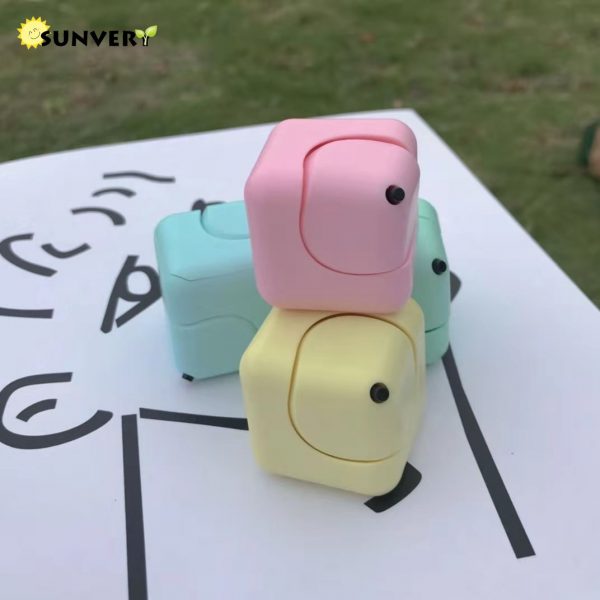 Hot Infinity Cube Hand Fidget Spinner Antistress Gyro puzzle Mini Figet Toys Stress Relief Cube Macaron 5 - Popping Fidgets