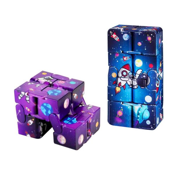 Infinity Cube Toy Children s Fingertips Decompress Magic Square Antistress Toys Funny Hand Game Maze Relaxing 2 - Popping Fidgets