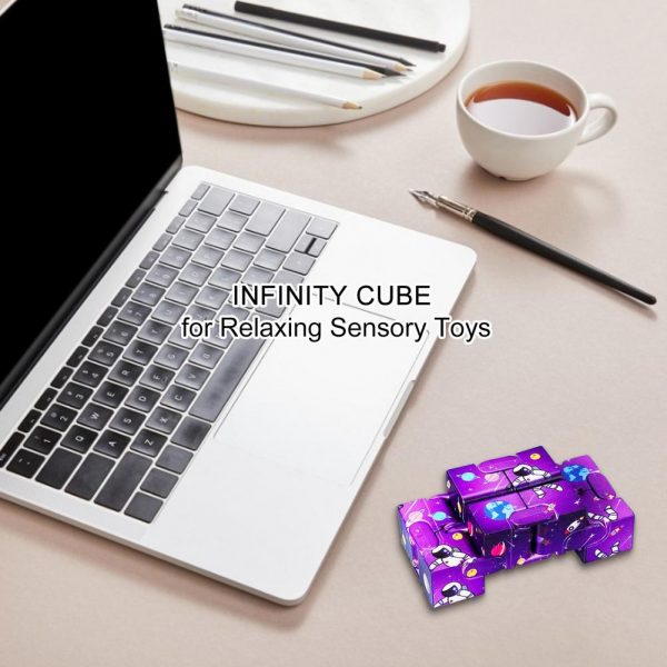 Infinity Cube Toy Children s Fingertips Decompress Magic Square Antistress Toys Funny Hand Game Maze Relaxing 4 - Popping Fidgets