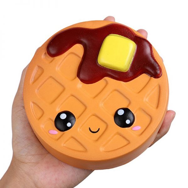 Jumbo Cheese Chocolate Biscuits Cute Squishy Slow Rising Soft Squeeze Fidget Toy Scented Relieve Stress Funny 1 - Popping Fidgets