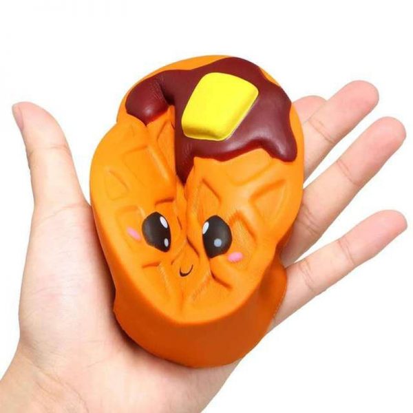 Jumbo Cheese Chocolate Biscuits Cute Squishy Slow Rising Soft Squeeze Fidget Toy Scented Relieve Stress Funny 3 - Popping Fidgets