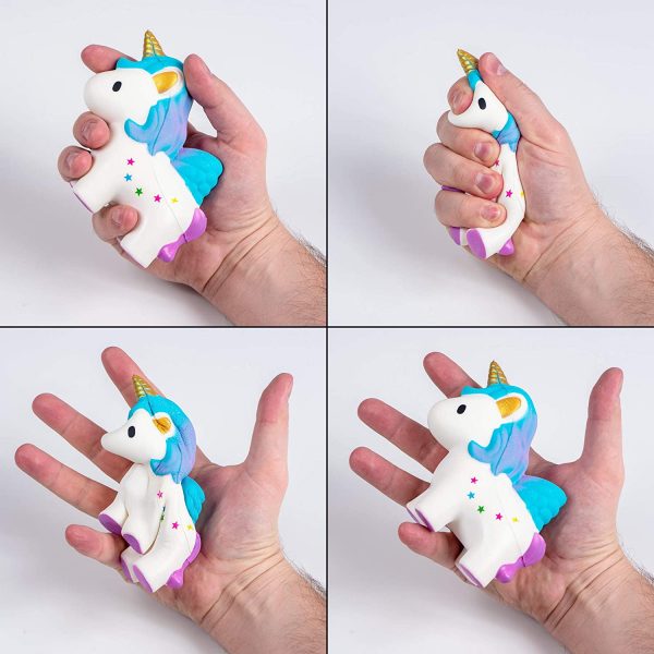 Jumbo Squishy Kawaii Unicorn Horse Cake Deer Animal Panda Squishies Slow Rising Stress Relief Squeeze Toys 4 - Popping Fidgets