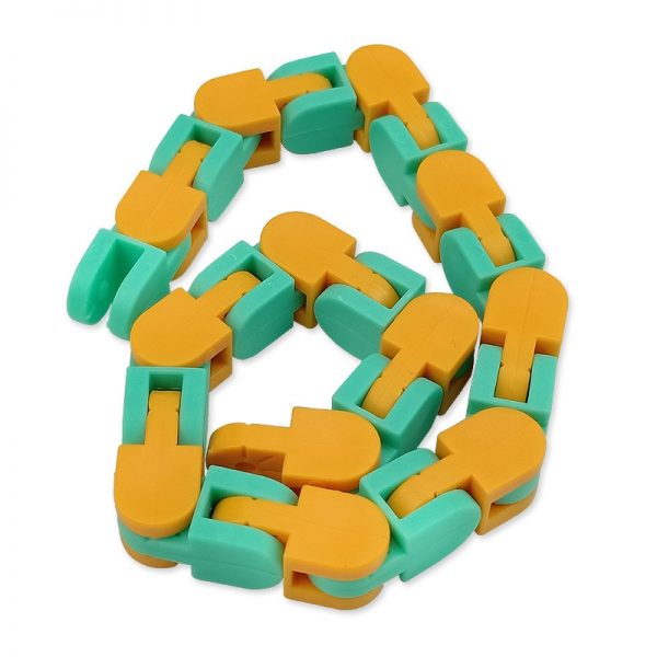 New 48 Knots Wacky Tracks Antistress Chain Toy For Children Bike Chain Stress Relief Sensory Toy 2 - Popping Fidgets