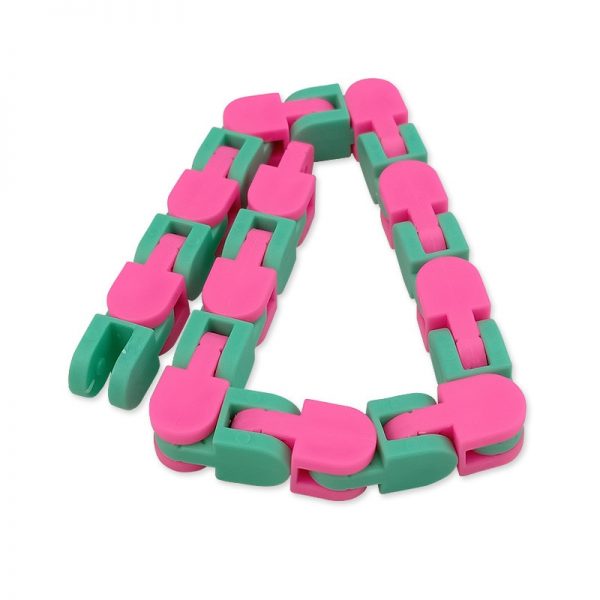 New 48 Knots Wacky Tracks Antistress Chain Toy For Children Bike Chain Stress Relief Sensory Toy 5 - Popping Fidgets