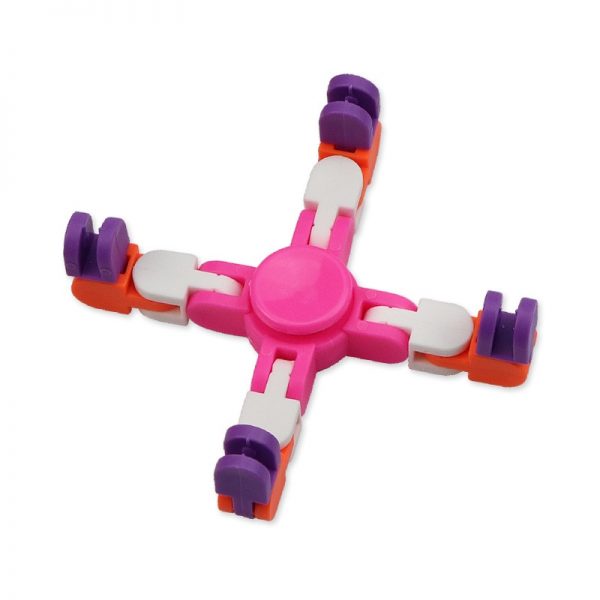 New Polygon Wacky Tracks Fidget Spinner Toys Children Adults Stress Relief Spinner Toys Kids DIY Chain 2 - Popping Fidgets