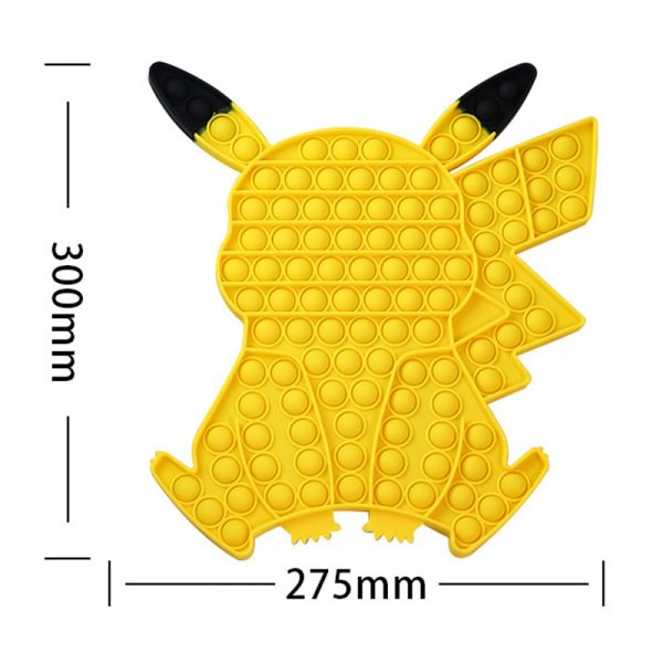 Pikachu Anime Pokemon Go Fidget Toys Anti Stress Reliever Push Bubble Antistress Child Boy Girls Figet 4 - Popping Fidgets