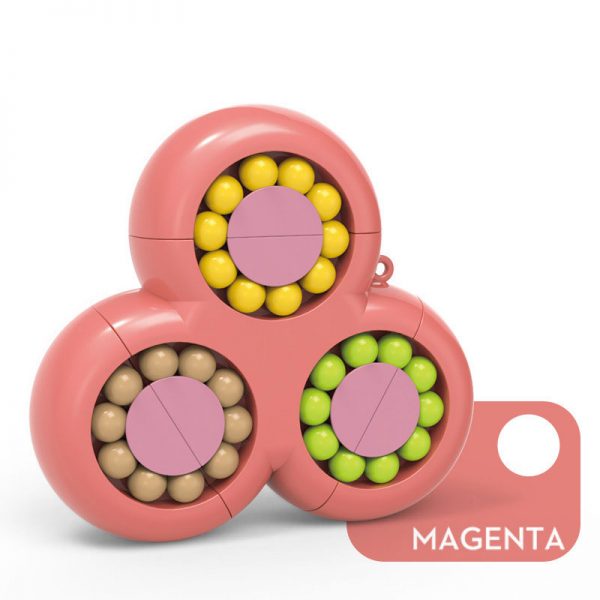 Rotating Magic Beans Cube Fingertip Fidget Toys Kids Adults Stress Relief Spin Bead Puzzles Children Education 4 - Popping Fidgets