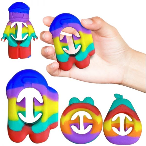 Snappers Finger Sensory Fidget Toy Popper Noise Maker Grab Snap Hand sniper antistress simple dimpl Squeeze 1 - Popping Fidgets