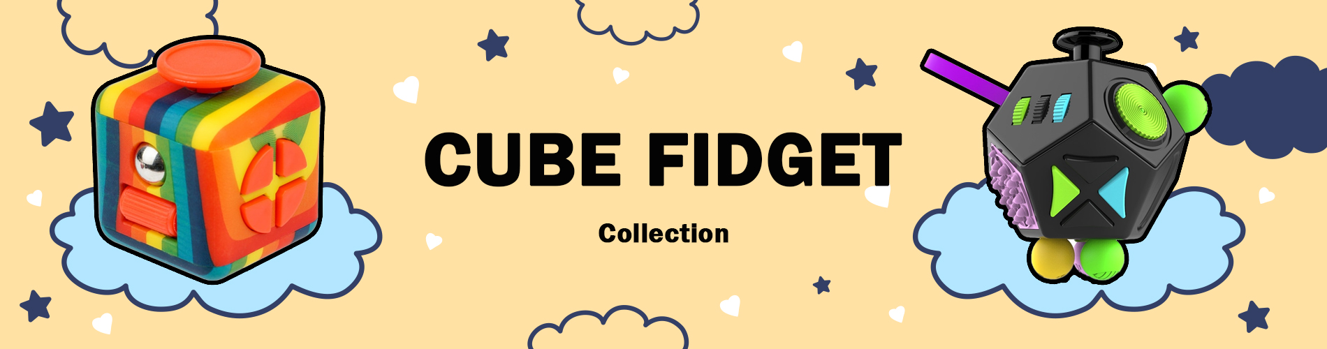 cube fidget - Popping Fidgets