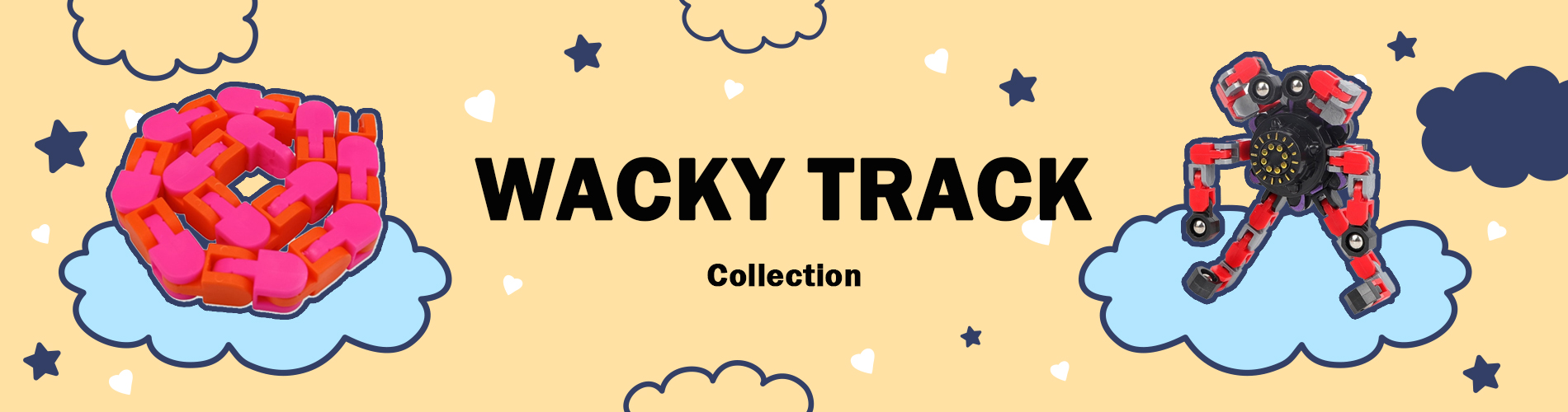 wacky track - Popping Fidgets