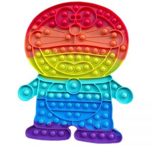 Doraemon Jingle Cat Spider Man Pop It Fidget Stress Rainbow Bubble Antistress Adults Children Simple Dimple - Popping Fidgets